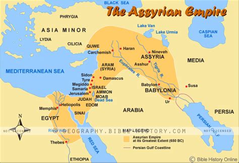 ancient assyria map.